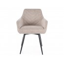 Стул SIGNAL SERVIO Brego 31 светло-бежевый/черный, поворотный